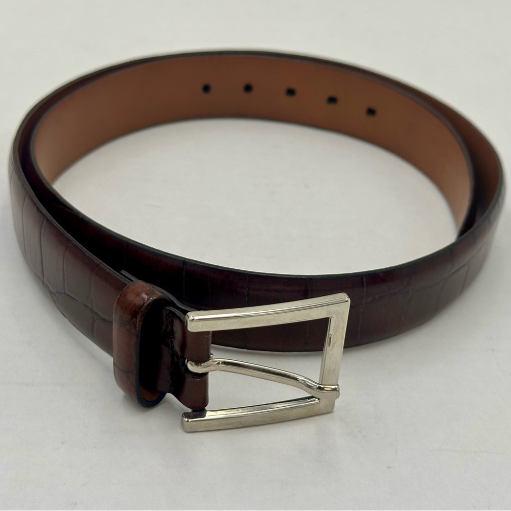 TRAFALGAR Genuine Alligator Leather Belt Size 32